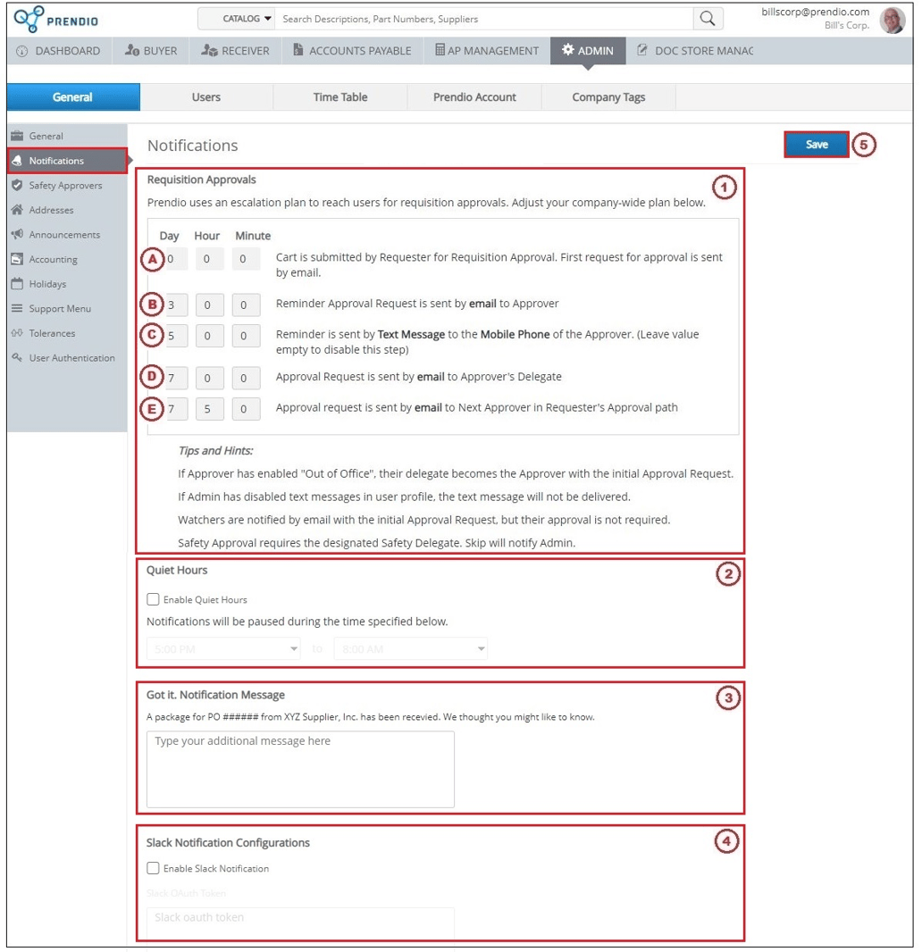 Notification Configuration Examples Notification Configuration