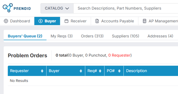 problem orders clear